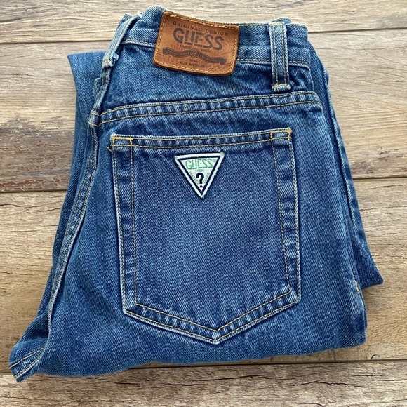 Guess George Marciano Y2K 90s Women’s Jeans Size 29X39 Waist 24 inches VTG Blue - Picture 1 of 13